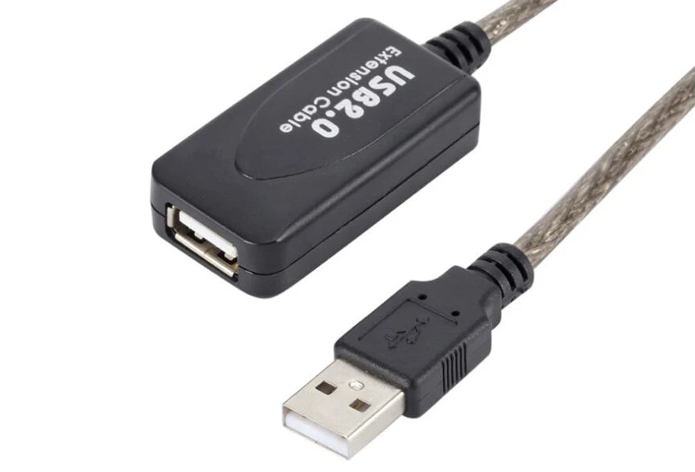 3M 5M 10M 15M 20M 25M 30M Cavo di prolunga USB 2.0 Maschio a femmina Ripetitore attivo Scheda di rete wireless Extender Cavo adattatore USB