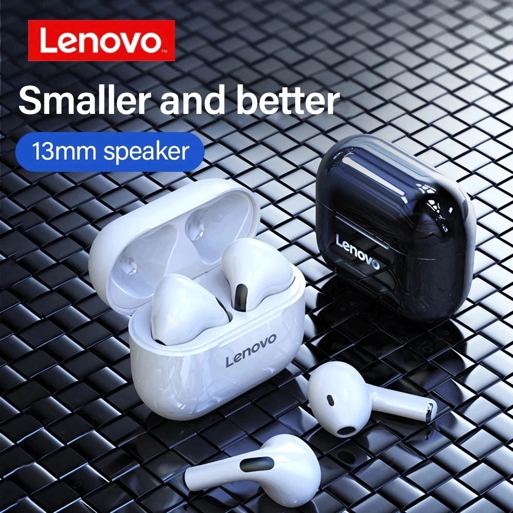 Cuffie Wireless Lenovo LP40 TWS Auricolari Bluetooth Controllo Touch Suono Stereo Per Android