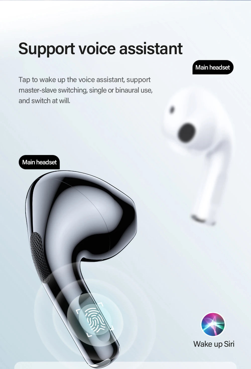Cuffie Wireless Lenovo LP40 TWS Auricolari Bluetooth Controllo Touch Suono Stereo Per Android