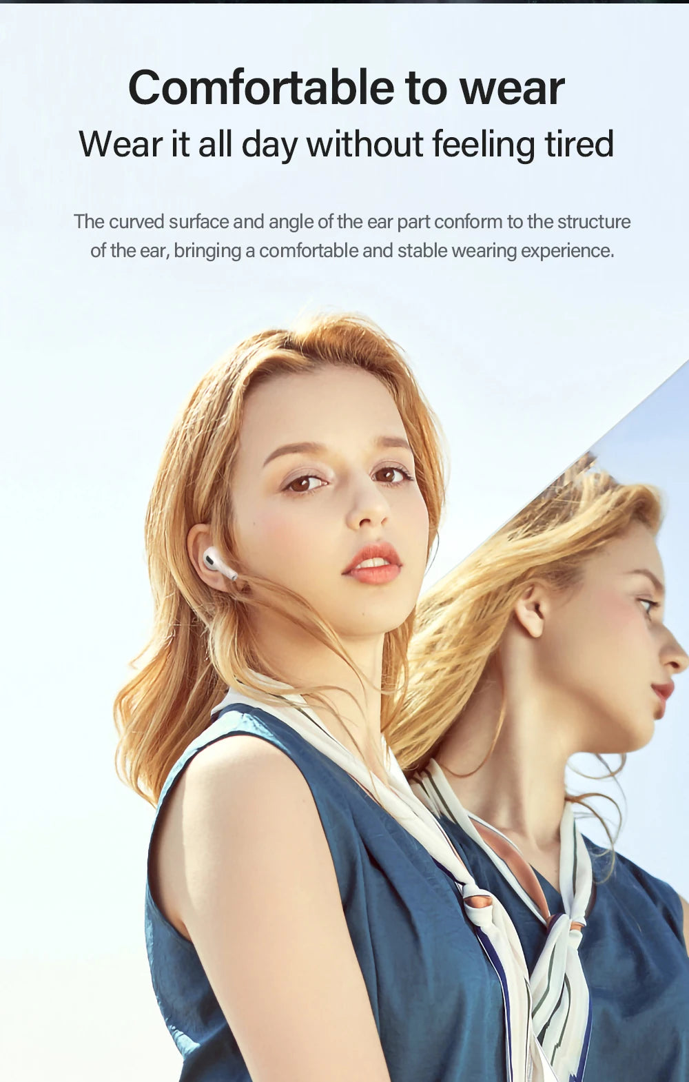 Cuffie Wireless Lenovo LP40 TWS Auricolari Bluetooth Controllo Touch Suono Stereo Per Android