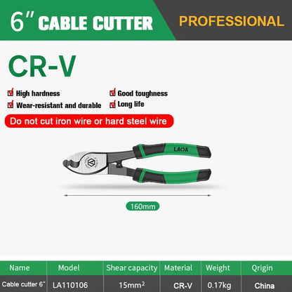 Tagliacavi Crv Pinza Crimpare Multifunzione Antiscivolo Utensili Manuali Per Elettricisti