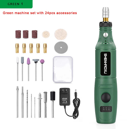 Mini Trapano Penna 100-240V Per Incisione Elettrico Regolabile Strumenti Dremel Compatibili