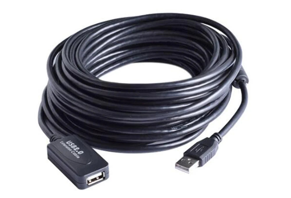 3M 5M 10M 15M 20M 25M 30M Cavo di prolunga USB 2.0 Maschio a femmina Ripetitore attivo Scheda di rete wireless Extender Cavo adattatore USB