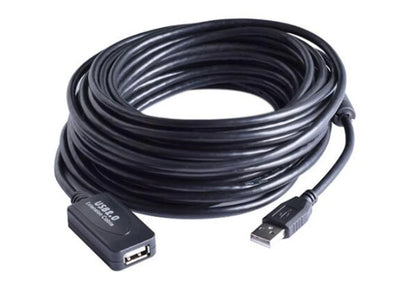3M 5M 10M 15M 20M 25M 30M Cavo di prolunga USB 2.0 Maschio a femmina Ripetitore attivo Scheda di rete wireless Extender Cavo adattatore USB