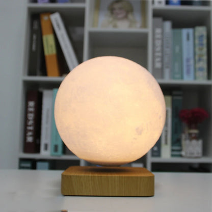 Lampada Lunare a Levitazione Magnetica 3D LED Notturna Galleggiante Rotante per Casa