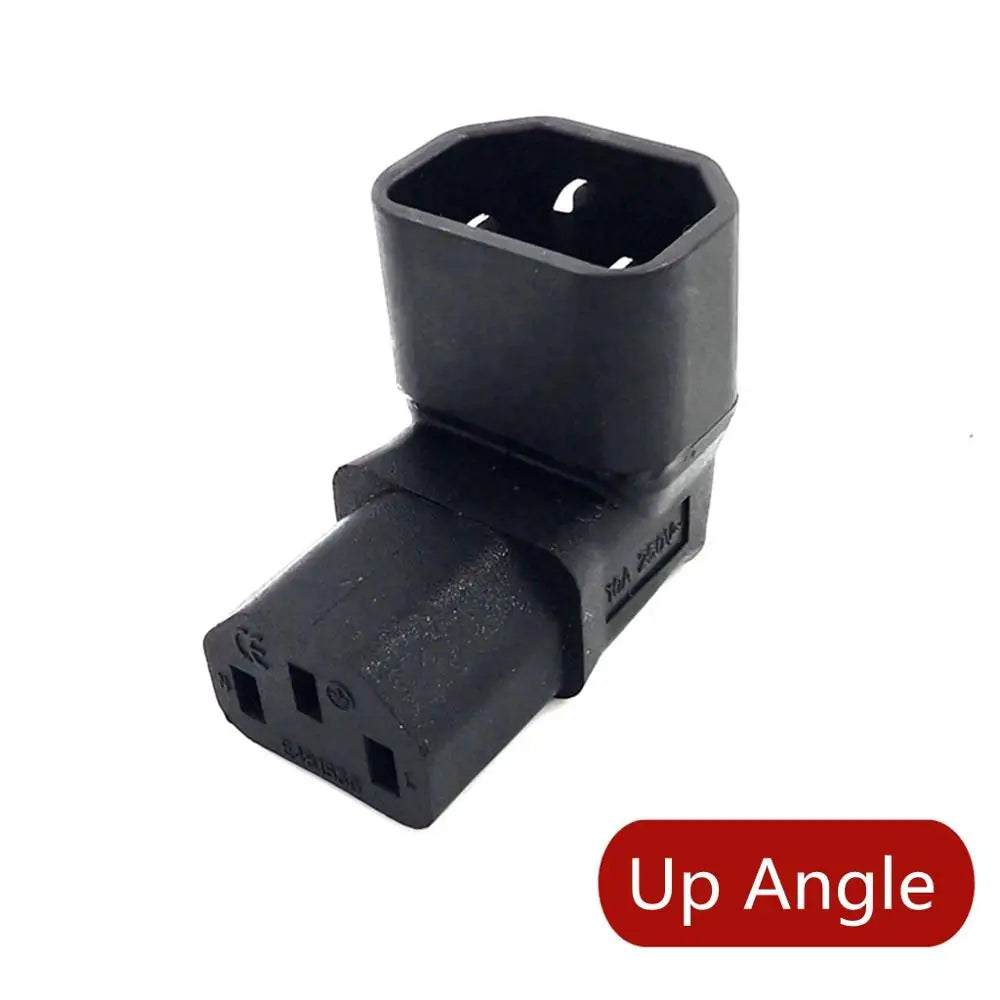 Cavo di prolunga angolare convertitore angolare IEC60320 C13 C13 a C14 Cavi di alimentazione angolare PDU Cavo di alimentazione CA maschio-femmina 10A 250V