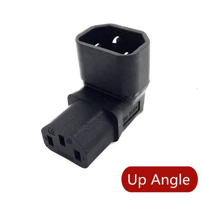 Cavo di prolunga angolare convertitore angolare IEC60320 C13 C13 a C14 Cavi di alimentazione angolare PDU Cavo di alimentazione CA maschio-femmina 10A 250V