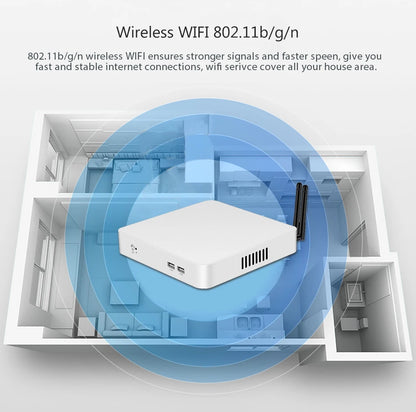 Mini PC HTPC Core i5 3317U 4200U Windows 10 ventola di raffreddamento 8G RAM DDR3L Mini Computer da gioco HDMI Wifi Office Home Desktop minipc