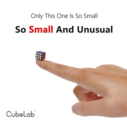 Cubo Rubik 3x3 In Miniatura Da 1 Cm Per Dita Puzzle Velocità Compatto Da Collezione