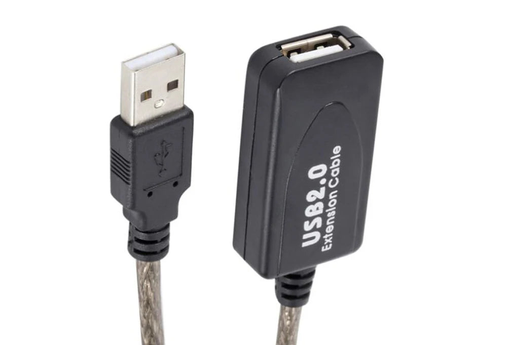 3M 5M 10M 15M 20M 25M 30M Cavo di prolunga USB 2.0 Maschio a femmina Ripetitore attivo Scheda di rete wireless Extender Cavo adattatore USB