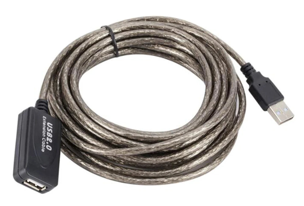 3M 5M 10M 15M 20M 25M 30M Cavo di prolunga USB 2.0 Maschio a femmina Ripetitore attivo Scheda di rete wireless Extender Cavo adattatore USB