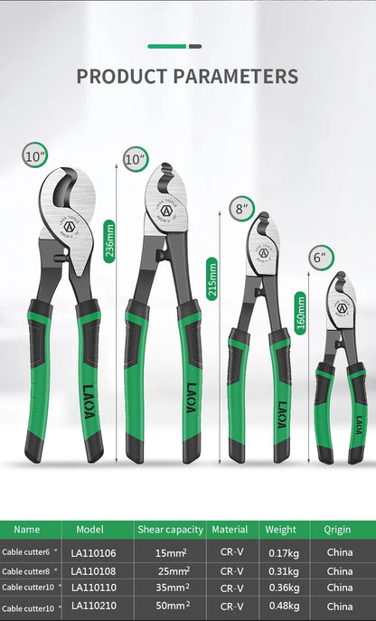 Tagliacavi Crv Pinza Crimpare Multifunzione Antiscivolo Utensili Manuali Per Elettricisti