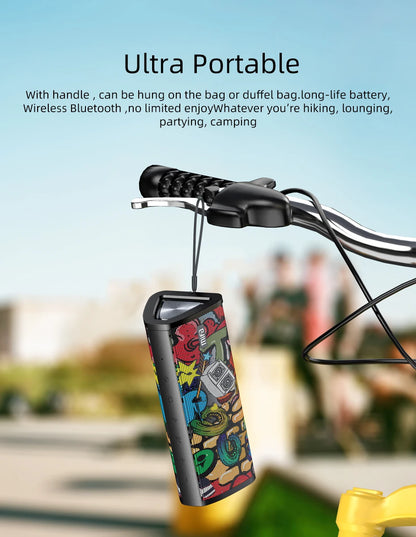 Mifa A10 Plus Altoparlante Bluetooth 20 W, Suono Stereo 360, Impermeabile IPX7, Bluetooth 5.0, 24 Ore Di Riproduzione