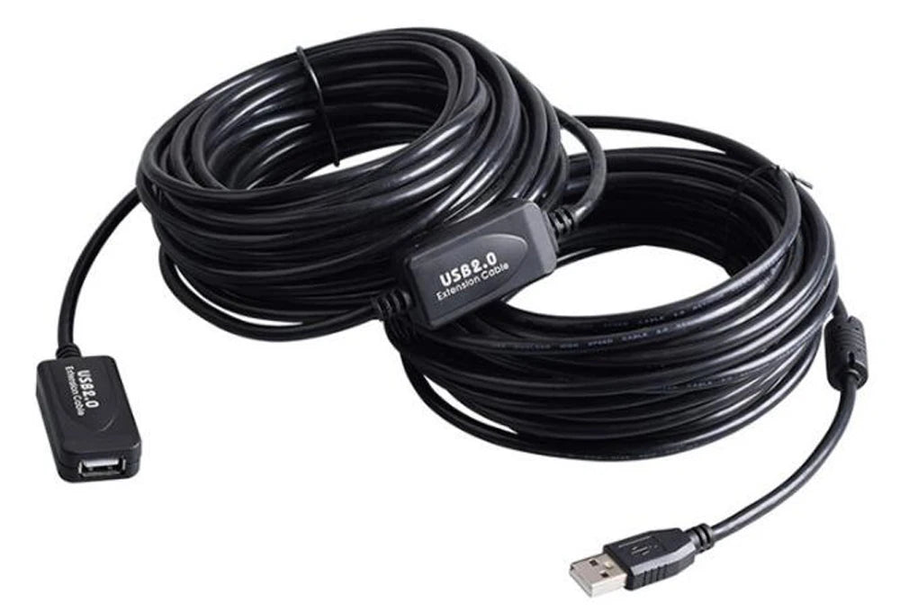 3M 5M 10M 15M 20M 25M 30M Cavo di prolunga USB 2.0 Maschio a femmina Ripetitore attivo Scheda di rete wireless Extender Cavo adattatore USB