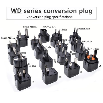 Cavo di alimentazione svizzero in rame puro nero Svizzera IEC C13 Cavo di prolunga di alimentazione CA 1,5 m 5 piedi per PC desktop Monitor per computer 10A250V