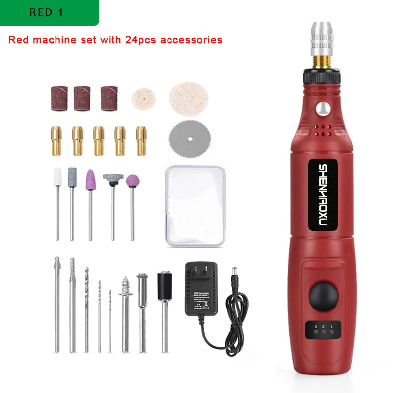 Mini Trapano Penna 100-240V Per Incisione Elettrico Regolabile Strumenti Dremel Compatibili