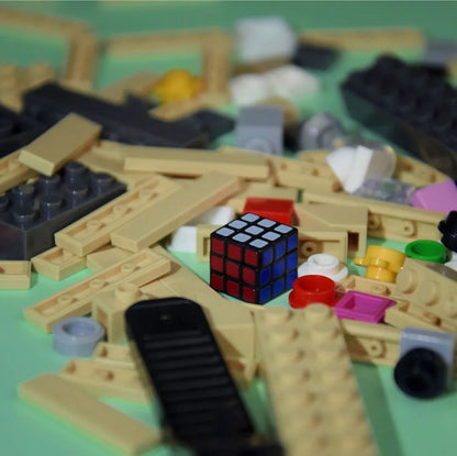 Cubo Rubik 3x3 In Miniatura Da 1 Cm Per Dita Puzzle Velocità Compatto Da Collezione