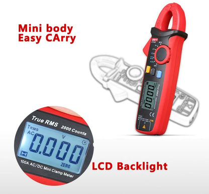 Pinza Amperometrica Digitale UT210E UT210D UT210C Vero Rms Con Misura Corrente CA 2A 20A 100A
