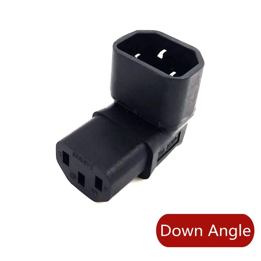 Cavo di prolunga angolare convertitore angolare IEC60320 C13 C13 a C14 Cavi di alimentazione angolare PDU Cavo di alimentazione CA maschio-femmina 10A 250V