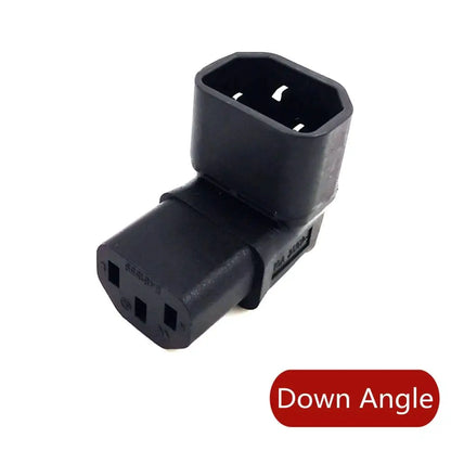 Cavo di prolunga angolare convertitore angolare IEC60320 C13 C13 a C14 Cavi di alimentazione angolare PDU Cavo di alimentazione CA maschio-femmina 10A 250V