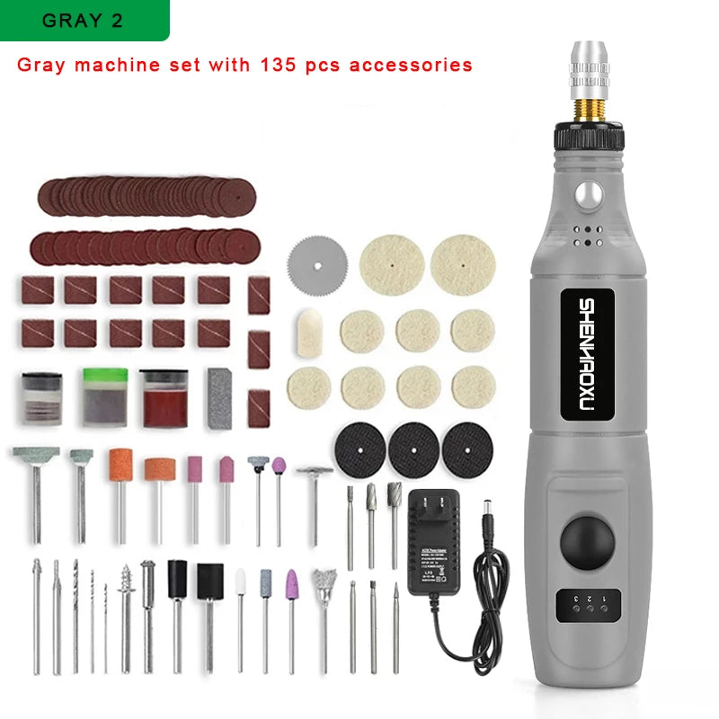 Mini Trapano Penna 100-240V Per Incisione Elettrico Regolabile Strumenti Dremel Compatibili