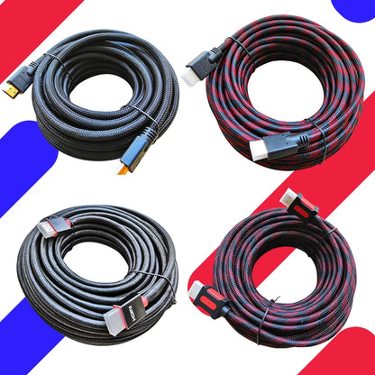 Lungfish Lungo Cavo HDMI 5 m 7.5 m 10 m 15 m 20 m Cavo HDMI 1080 P 3D per splitter Interruttore PS4 LED TV Box xbox Proiettore Per Computer
