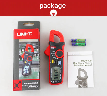 Pinza Amperometrica Digitale UT210E UT210D UT210C Vero Rms Con Misura Corrente CA 2A 20A 100A