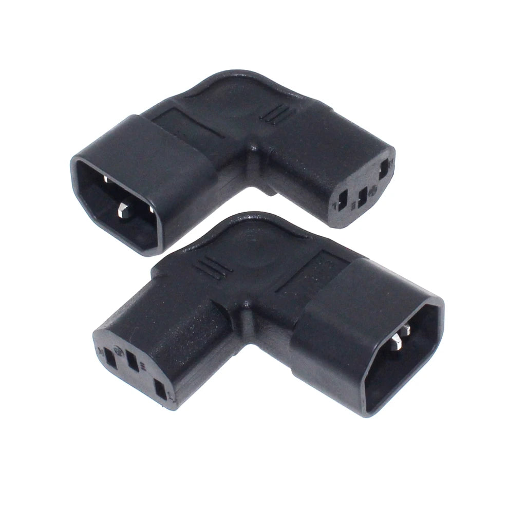 Cavo di prolunga angolare convertitore angolare IEC60320 C13 C13 a C14 Cavi di alimentazione angolare PDU Cavo di alimentazione CA maschio-femmina 10A 250V