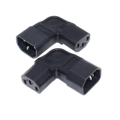 Cavo di prolunga angolare convertitore angolare IEC60320 C13 C13 a C14 Cavi di alimentazione angolare PDU Cavo di alimentazione CA maschio-femmina 10A 250V