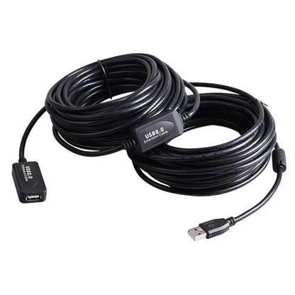 3M 5M 10M 15M 20M 25M 30M Cavo di prolunga USB 2.0 Maschio a femmina Ripetitore attivo Scheda di rete wireless Extender Cavo adattatore USB