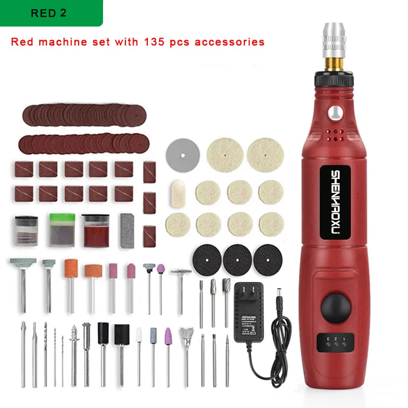 Mini Trapano Penna 100-240V Per Incisione Elettrico Regolabile Strumenti Dremel Compatibili