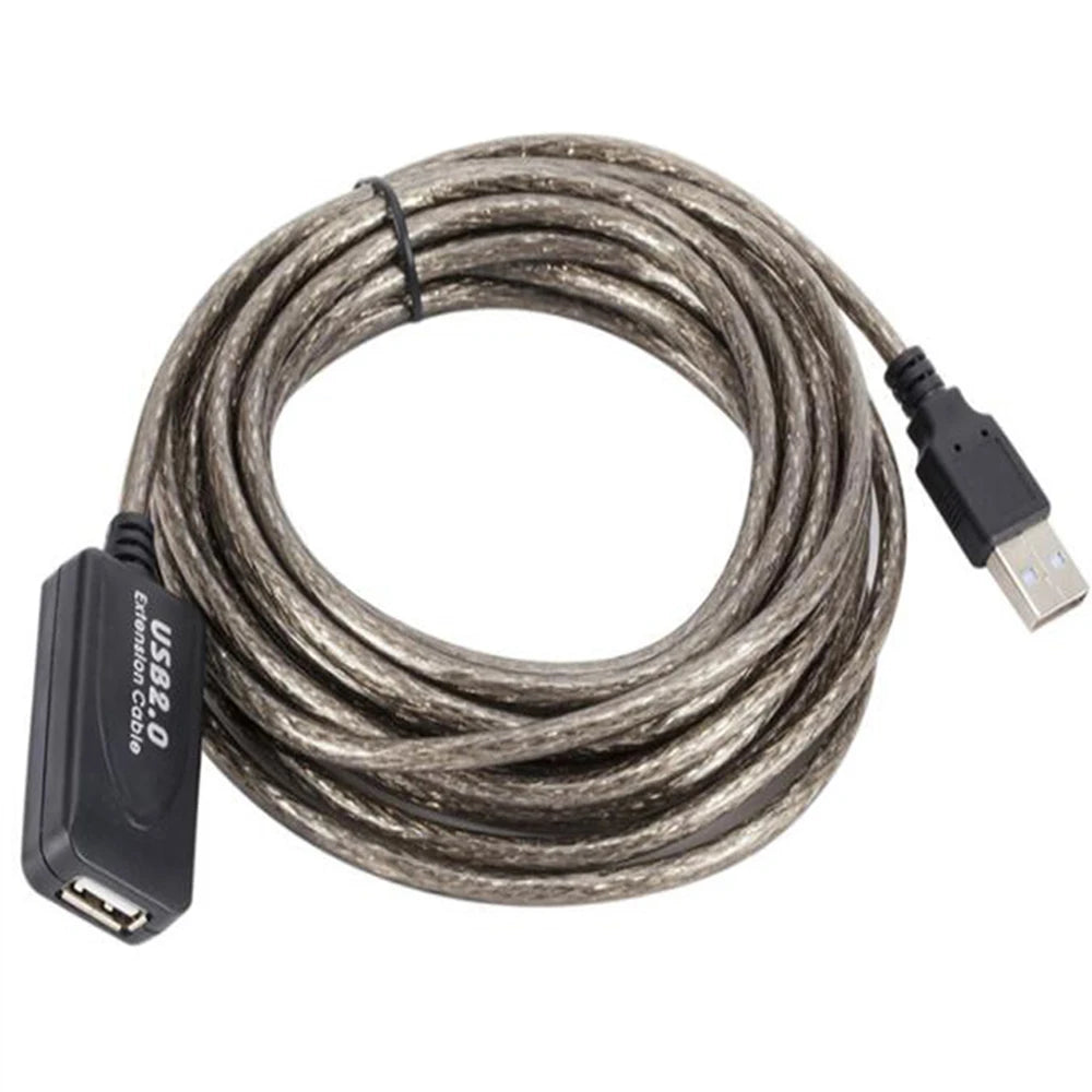 3M 5M 10M 15M 20M 25M 30M Cavo di prolunga USB 2.0 Maschio a femmina Ripetitore attivo Scheda di rete wireless Extender Cavo adattatore USB