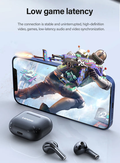 Cuffie Wireless Lenovo LP40 TWS Auricolari Bluetooth Controllo Touch Suono Stereo Per Android