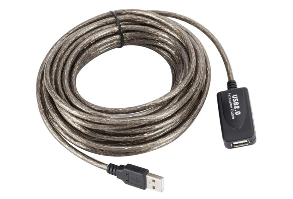 3M 5M 10M 15M 20M 25M 30M Cavo di prolunga USB 2.0 Maschio a femmina Ripetitore attivo Scheda di rete wireless Extender Cavo adattatore USB