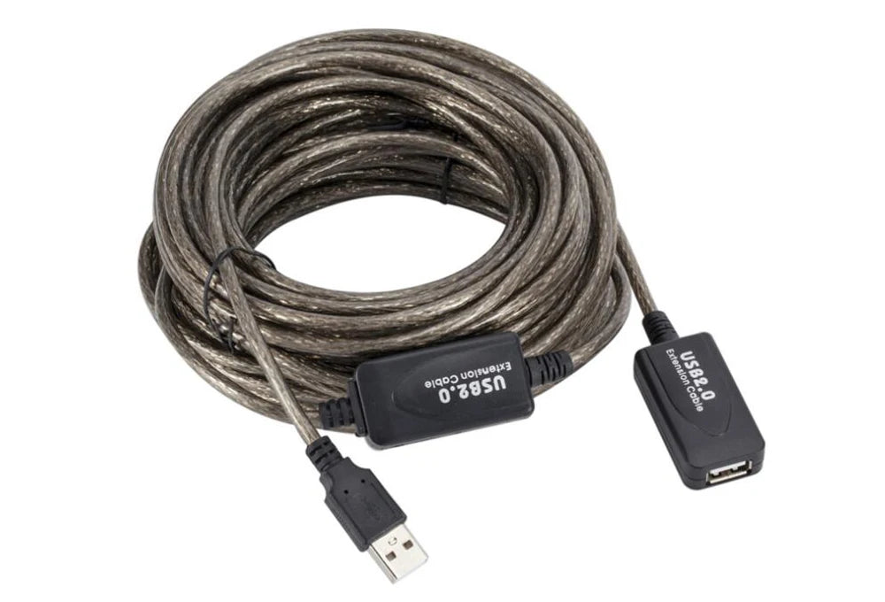 3M 5M 10M 15M 20M 25M 30M Cavo di prolunga USB 2.0 Maschio a femmina Ripetitore attivo Scheda di rete wireless Extender Cavo adattatore USB