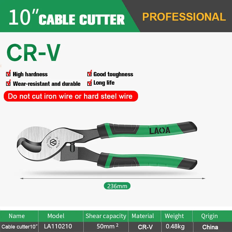 Tagliacavi Crv Pinza Crimpare Multifunzione Antiscivolo Utensili Manuali Per Elettricisti