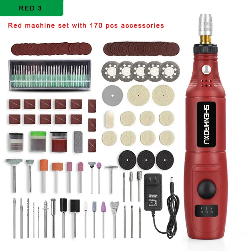 Mini Trapano Penna 100-240V Per Incisione Elettrico Regolabile Strumenti Dremel Compatibili