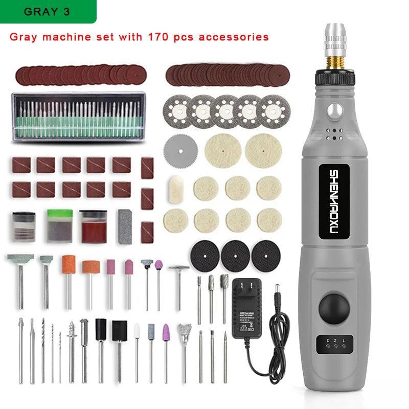 Mini Trapano Penna 100-240V Per Incisione Elettrico Regolabile Strumenti Dremel Compatibili