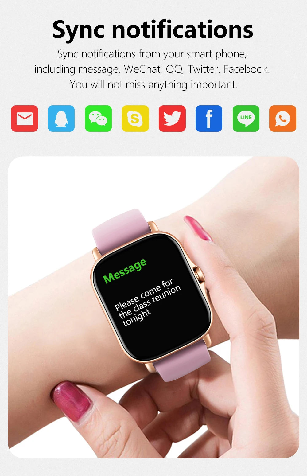 Smartwatch Colore 1,44 Pollici Con Chiamate Bluetooth E Monitoraggio Ossigeno Nel Sangue E Pressione Per Uomo E Donna
