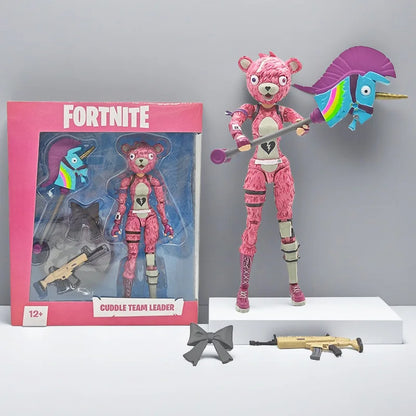 Figura Collezione Fortnite Premium Action Figure Raptor Black Knight Skull Trooper Cuddle Team Leader MogulMaster