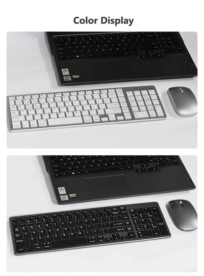 Set tastiera e Mouse Bluetooth Wireless Ultra sottile compatibile per Mac OS/iOS/iPad OS tastiera ricaricabile per MacBook