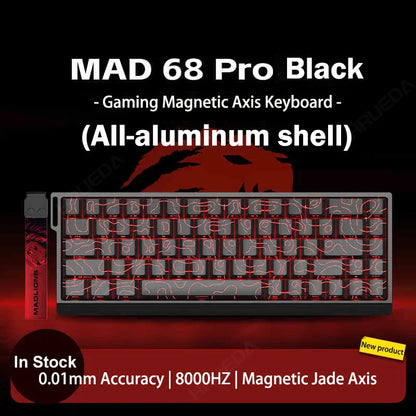 MADLIONS Mad 60he Mad60HE Mad 68HE Tastiera meccanica Interruttore magnetico Wired Hot Swap 8K Velocità di traina Tastiera da gioco personalizzata