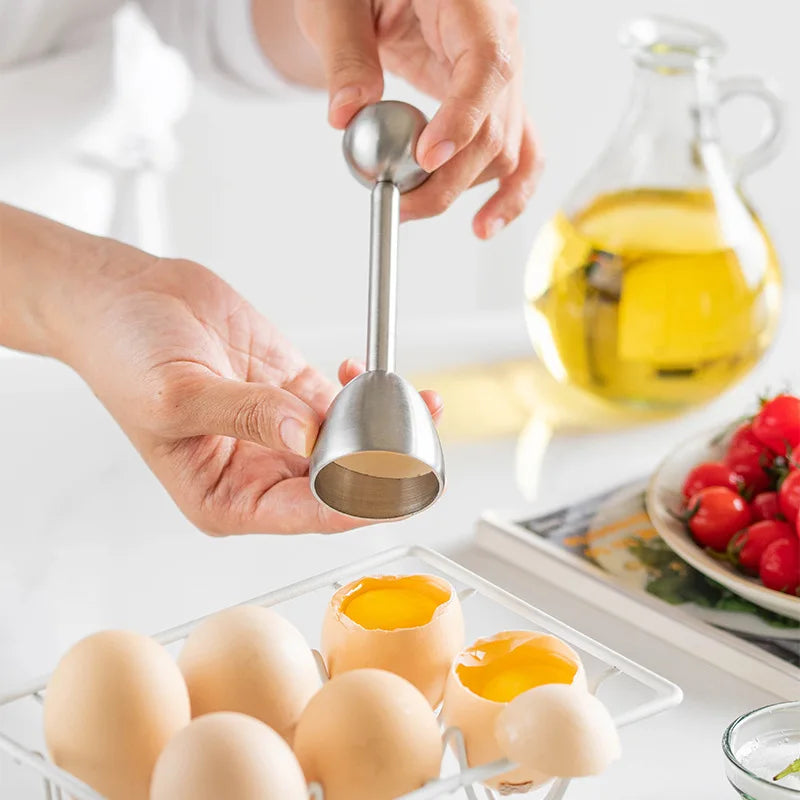 Apriscatole In Acciaio Inossidabile Per Uova, Portabicchieri, Topper Sode, Utensili Da Cucina