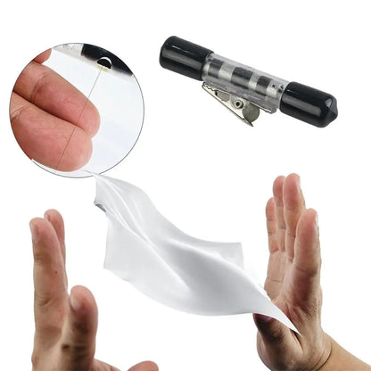Trucco di Magia Mini a Filo Invisibile con Bobina Nascosta per Illusioni Leggere Facili