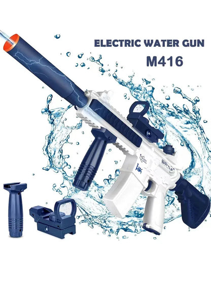 Pistola Ad Acqua Elettrica Automatica Modello M416 Per Giochi Esterni Spiaggia Estivo