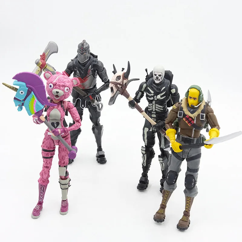 Figura Collezione Fortnite Premium Action Figure Raptor Black Knight Skull Trooper Cuddle Team Leader MogulMaster