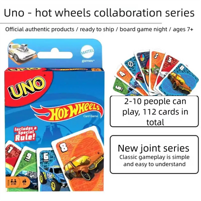 Giochi di carte da gioco UNO Filp, Super Mario, Minecraft, Lord of The Ring, Hot Wheels, No Mercy, giochi da tavolo sociali, giochi per bambini