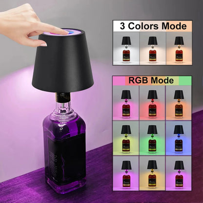 Lampada Da Tavolo Senza Fili Per Bottiglie Di Vino Led Esterno Con Controllo Touch Ideale Per Ristoranti E Bar