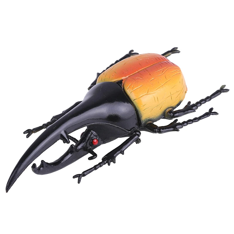 Modello Insetti Realistici Scarabeo Giocattolo Educativo Per Halloween Spavento Gag Novità
