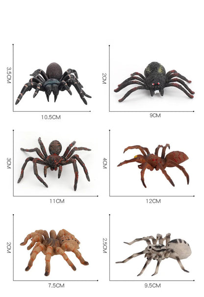 Ragno Finto 10 Cm Modello Realistico Per Scherzi Halloween Giocattolo Divertente Bambini